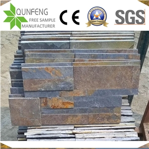 Piedra Natural Multicolor Stacked Stone Slate Wall Panel