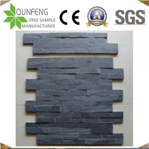 Revestimiento Piedra Natural Negra Slate Split For Cladding