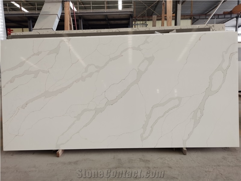 Calacatta White Artificial Quartz Stone Slabs