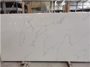 Calacatta White Artificial Quartz Stone Slabs