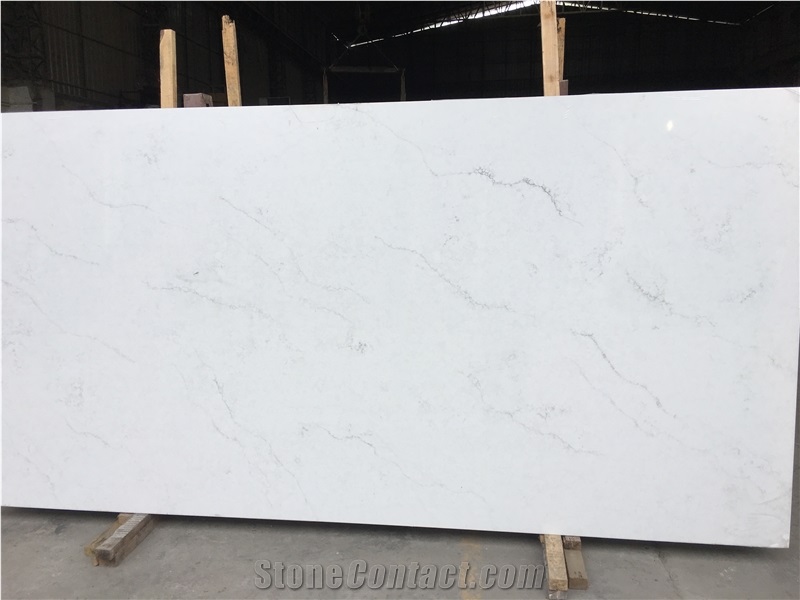 Calacatta White Artificial Quartz Stone Slabs