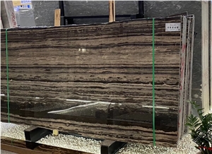 Cappuccino Wood Brown Wood Grain Big Slabs Elegant Shape