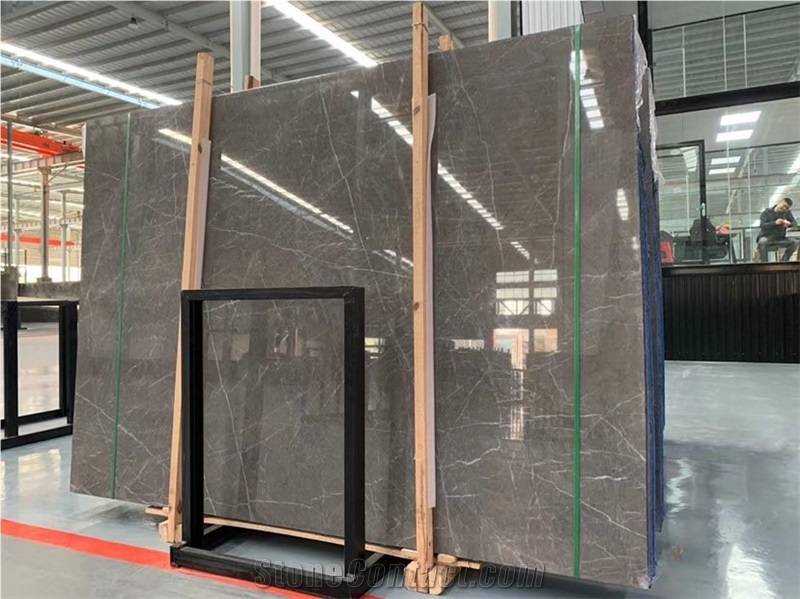Italian Grey Delicate Unusual Marble Slabs China