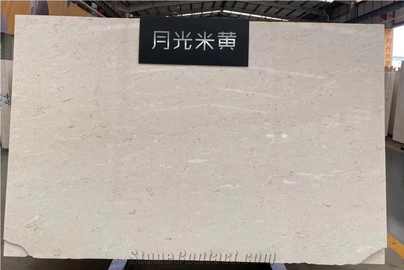 Moonlight Beige Serviceable Big Size Marble Slabs