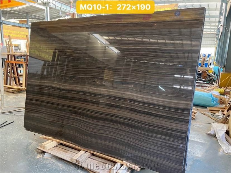 Obama Wood Marble Brown Slabs Elegant Sharp