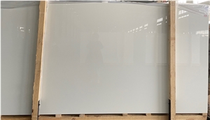 Nano Pure White Artificial Crystal Glass Stone Marble Slabs