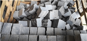 Absolute Black Granite Cube Pavement Flooring Stone