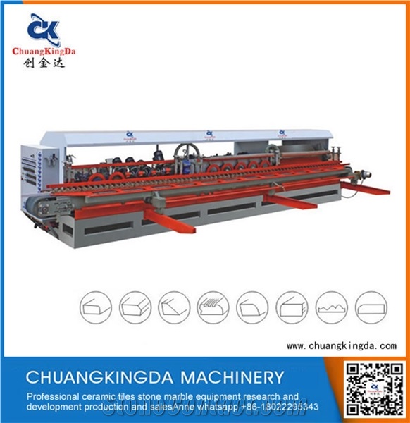 Automatic Full Function Marble Ceramic Stone Tiles Bullnose Machine-Grooving Machine