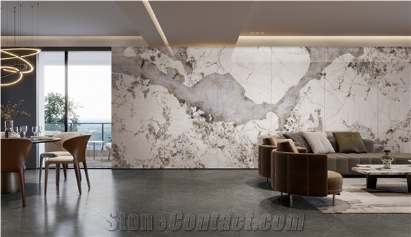 Artificial White Big Size Wall Decor Porcelain Tile