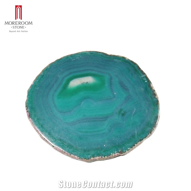 Blue Onyx Lap Tray Marble Tray For Perfume/Food/Coffee