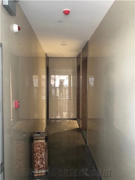 Cream Color Large Format Sintered Stone Tile