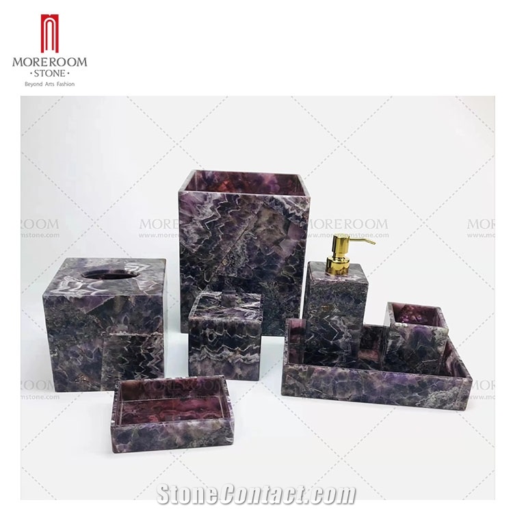 Labradorite Gemstone Bathroom Sets