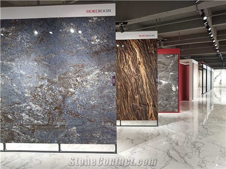 Sahara Black- Noir Aziza Sintered Stone Slab Large Format