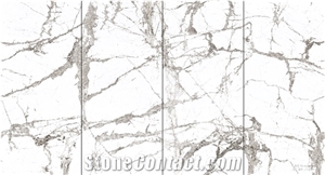 White Marble Stone Veneer Porcelain Panel Wall Tile