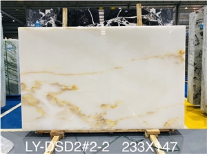 Snow Onyx Polished Slabs