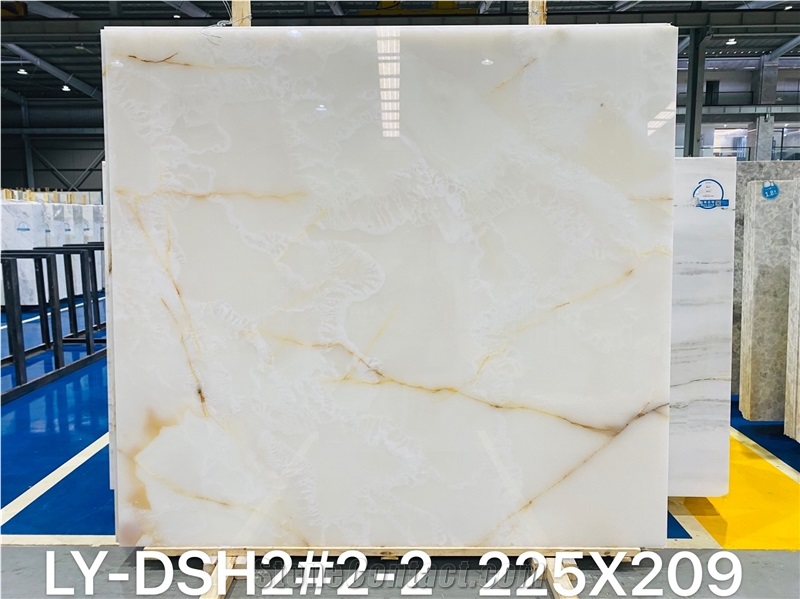 Snow Onyx Polished Slabs