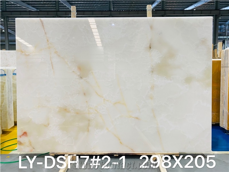 Snow Onyx Polished Slabs