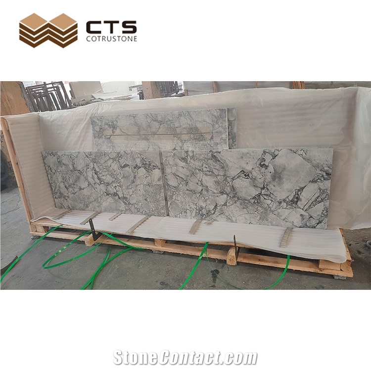 Artificial Quartz Stone Super White Calacatta Counter Top