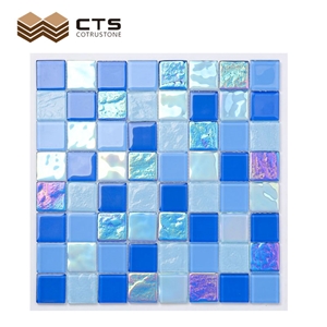 Attractive Design Mixed Color Glass Mosaic Cut To Tiles Attractive Design Mixed Color Glass Mosaic Cut To Tiles