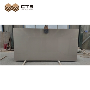 Big Quartz Slabs Light Grey Cheap Floor Tiles Custom