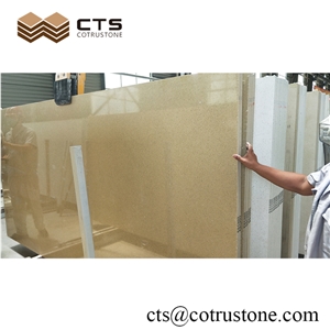 Big Slabs Crystal Light Yellow Sparkling Quartz Products