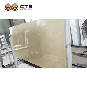Big Slabs Crystal Light Yellow Sparkling Quartz Products