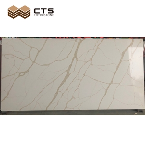 Calacatta Golden Quartz Marble Look Free Sample