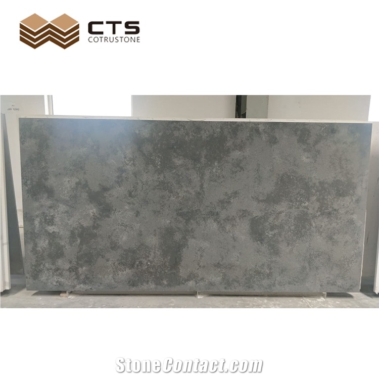 Grey Quartz Stone Flooring Tile Selected Quality Dirty Proof