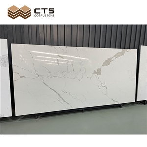 High Price White Quartz Customize Antibacterial Marble Look