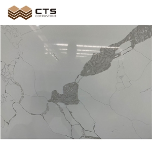 High Price White Quartz Customize Antibacterial Marble Look