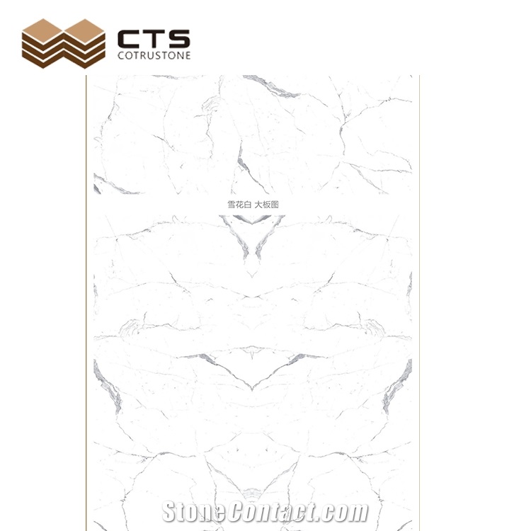 Marble Look Grey Grain Quartz Aritificial Slabs Tiles