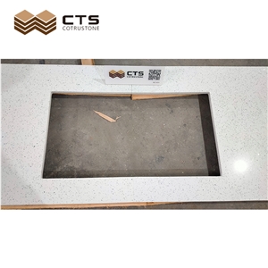 Pure White Counter Top Kitchen Top Custom Size Cheap Quality