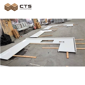 Pure White Counter Top Kitchen Top Custom Size Cheap Quality