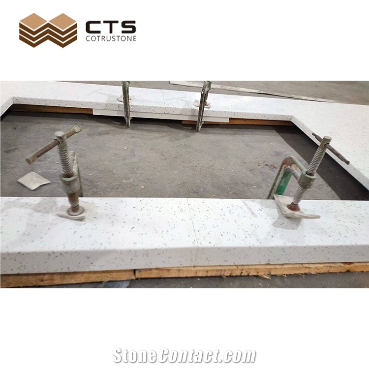 Pure White Counter Top Kitchen Top Custom Size Cheap Quality