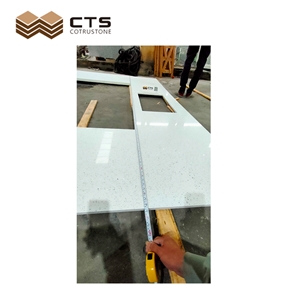 Pure White Counter Top Kitchen Top Custom Size Cheap Quality