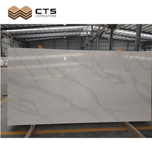Quartz Big Slab Calacatta Gold Nice Price Good Quality
