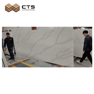 Quartz Big Slab Calacatta Gold Nice Price Good Quality