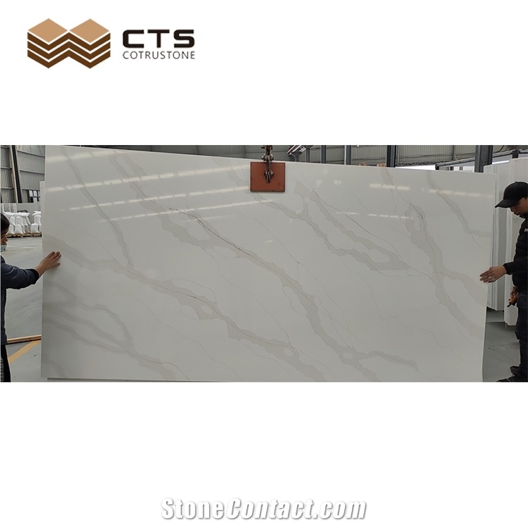 Quartz Big Slab Calacatta Gold Nice Price Good Quality