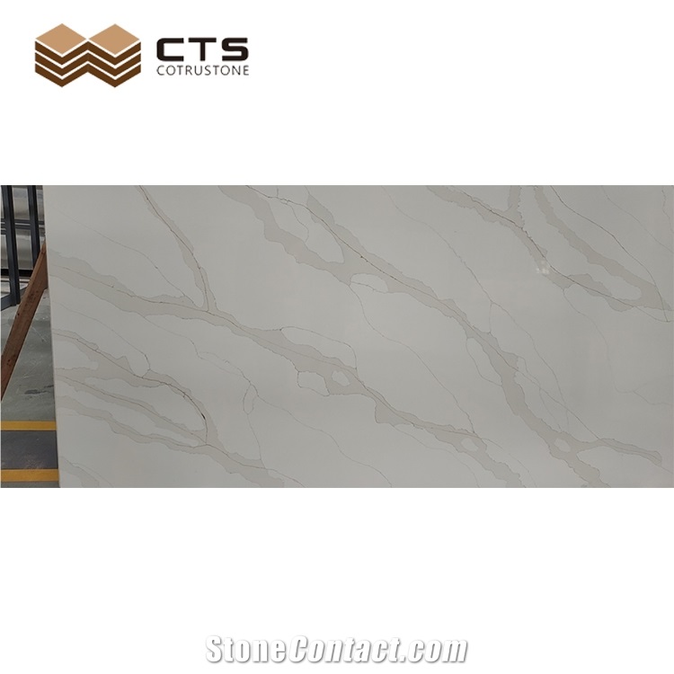 Quartz Big Slab Calacatta Gold Nice Price Good Quality