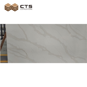 Quartz Big Slab Calacatta Gold Nice Price Good Quality