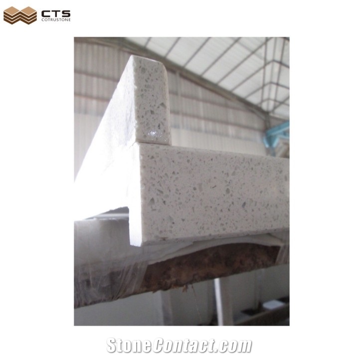 Sparkling Quartz Artificial Stone Slab Tile Floor Wall Decor