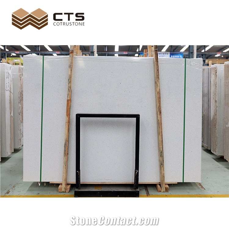Wear Proof Light White Color Artificial Terrazzo Slabs