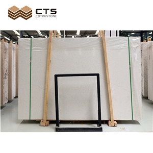 Wear Proof Light White Color Artificial Terrazzo Slabs