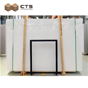 Wear Proof Light White Color Artificial Terrazzo Slabs