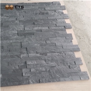 Black Slate Veneer Wall Cladding Panels