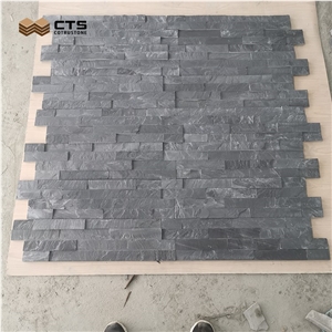 Black Slate Veneer Wall Cladding Panels
