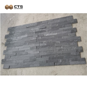 Black Slate Veneer Wall Cladding Panels