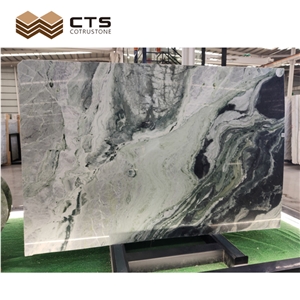 Cheap Natural Polished Luxury Stone Green Ice Jade Marble