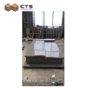 Custom G664 Polished Tombstone Factory Direct Cheap Cemetery