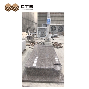 Custom G664 Polished Tombstone Factory Direct Cheap Cemetery